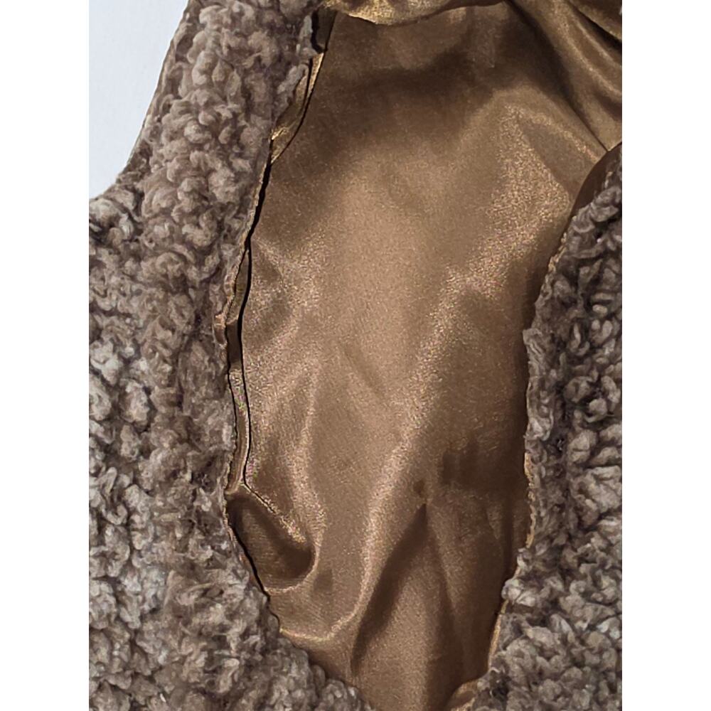 Simply Southern Tried & True Sherpa Vest Women’s Large Brown Fleece Full Zip - Picture 8 of 12